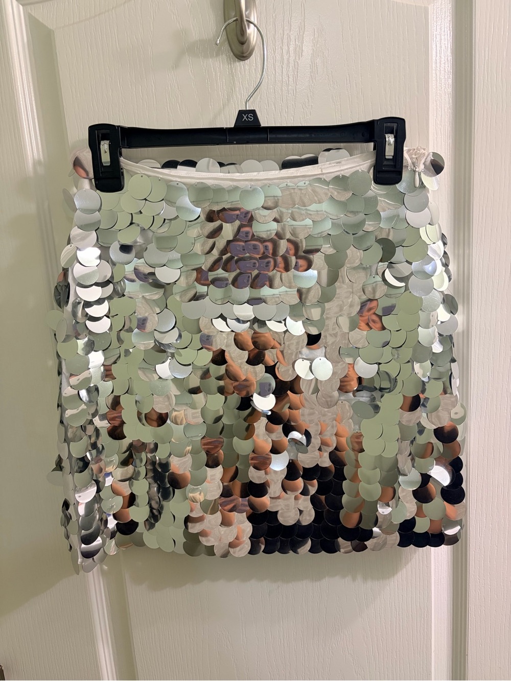 H&M sequin mini skirt